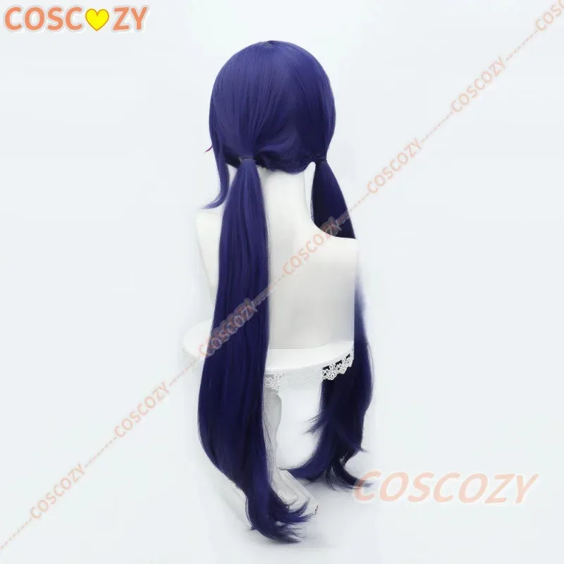 

CyMita Mita Косплей Парик MiSide Crazy RolePlay Парик 40-100 см Темно-фиолетовые очки для волос Заколки для волос Шляпа Comic Con Парик для вечеринки + Кепка для парика P