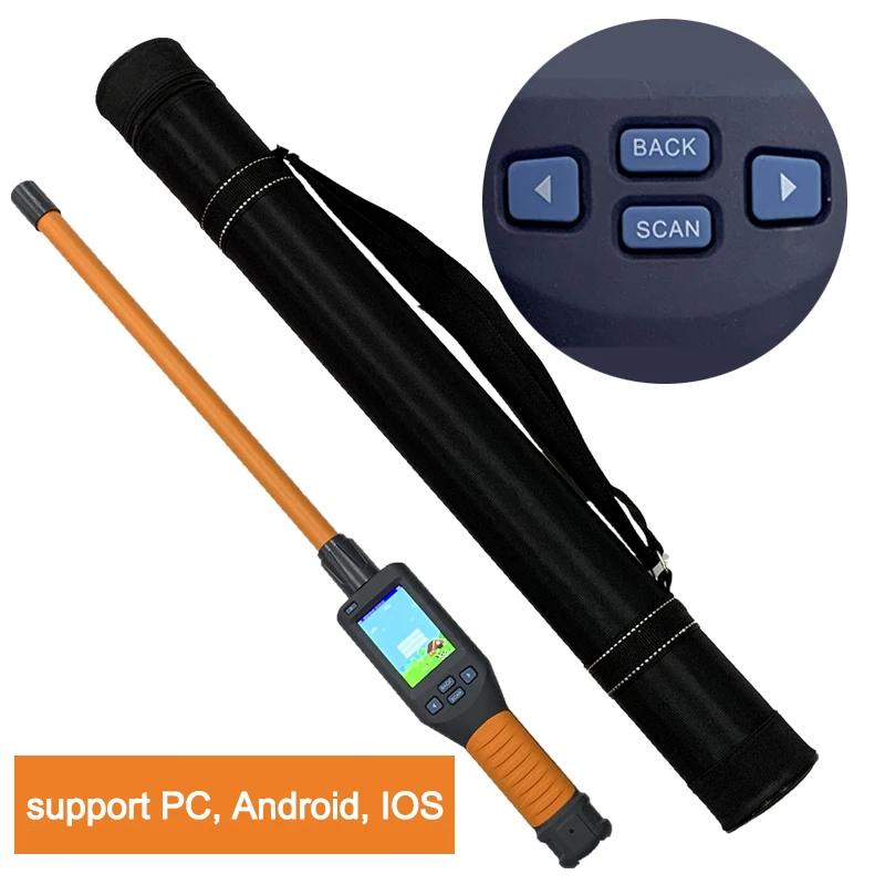 134.2KHz RFID Ear tag Stick Reader FDX-B Tracking ID reader for EID farming Management Android animal chip scanner