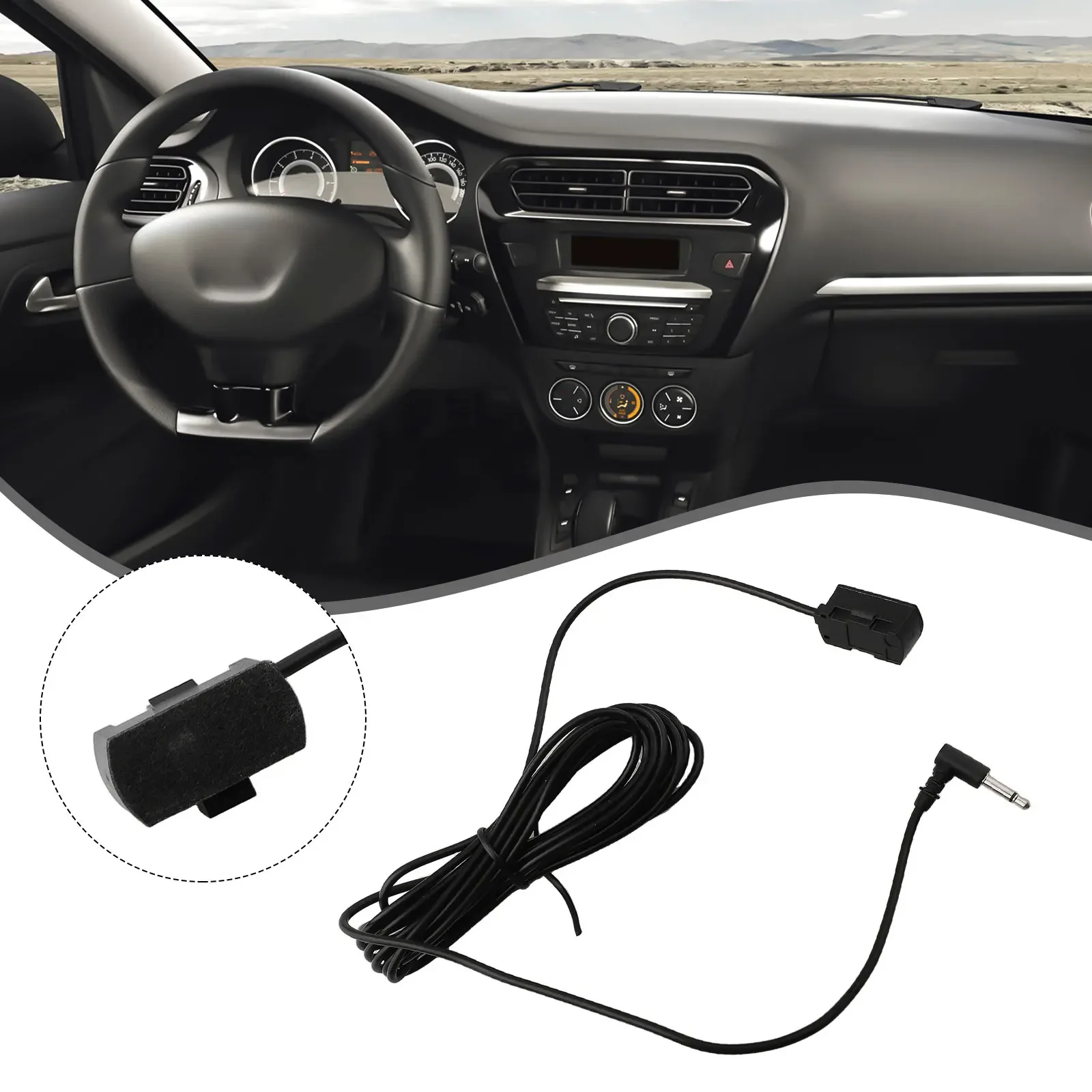Car Audio Microphone 3.5mm Clip Jack-Plug Mic Stereo Mini Wired External Microphone For For VW-Golf-Passat-Tiguan Seat-Skoda