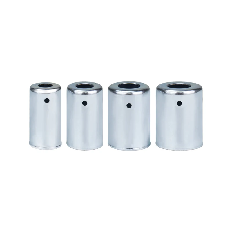 12pcs/lot, #6 #8 #10 #12 A/C Metal Steel Crimp Ferrule Assortment Fitting for Standard / Reduced Barrier Hydraulic Hose Crimper