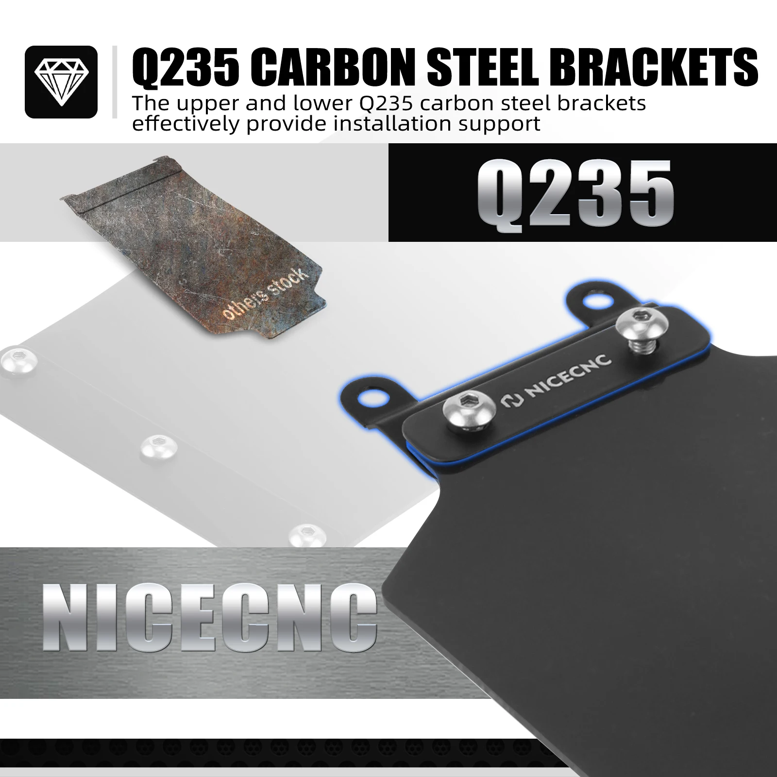 NICECNC Rear Shock Fender Mud Guard Protector For Surron light bee X light bee S L1E Segway X160 Segway X260 Sur-ron Bike Parts