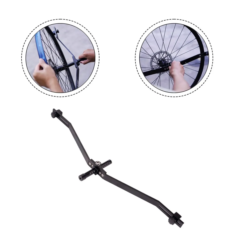 Bicycle Wheel Truing Stand Aluminum Alloy Rim Centering Gauge Alignment Tool For 16-29 Inch Road Mountain Bike Maintenance Tools