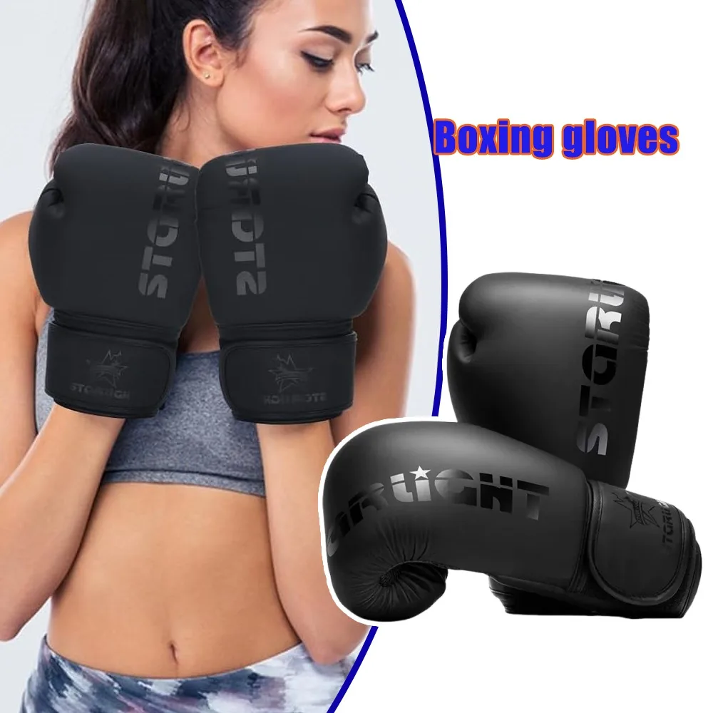 

Pro Boxing Gloves Eco-Friendly Leather Breathable Mesh Thai Guantes De Boxeo Sanda Free Fight MMA 6oz,8oz,10oz,12oz ,14oz, 16oz