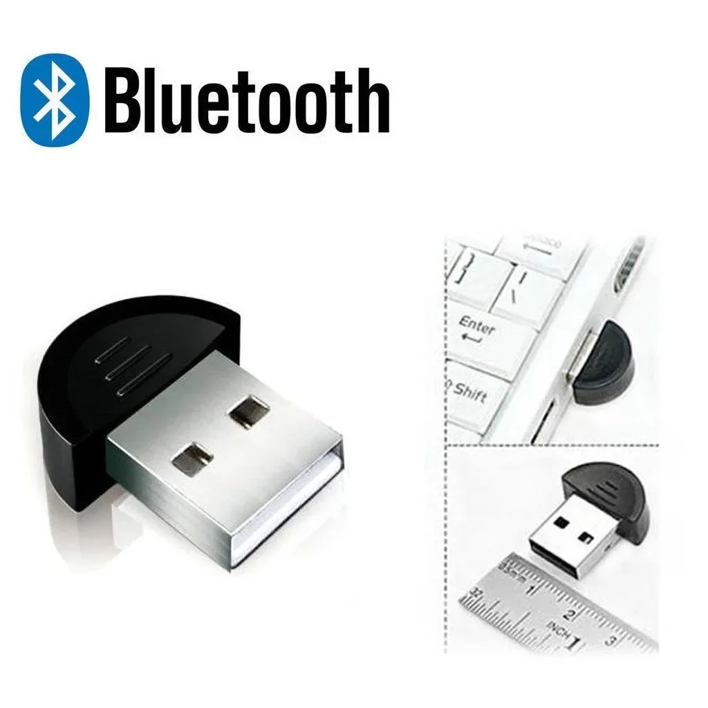 Mini USB Bluetooth-compatible Adapter V2.0 CSR Dual Mode Wireless BT Dongle 2.0 Transmitter for PC Laptop Win XP Vista7/ 8/10