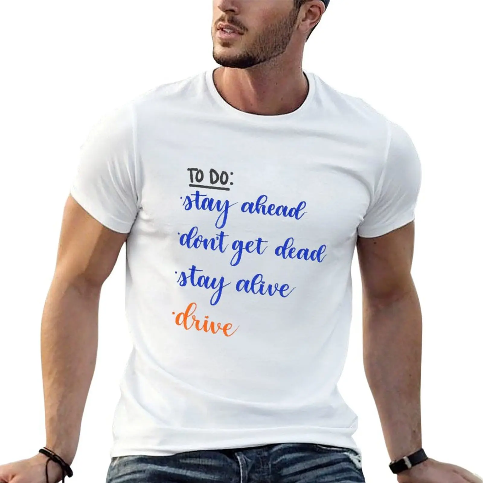Drive T-Shirt t shirts for man pack white g man t shirts for men man t shirts cotton T-shirt