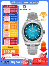 San Martin 36mm 39mm 42mm SN0144 JianZhan Gada reloj Miyota 9015 diseño Original vestido chino hombres relojes mecánicos automáticos