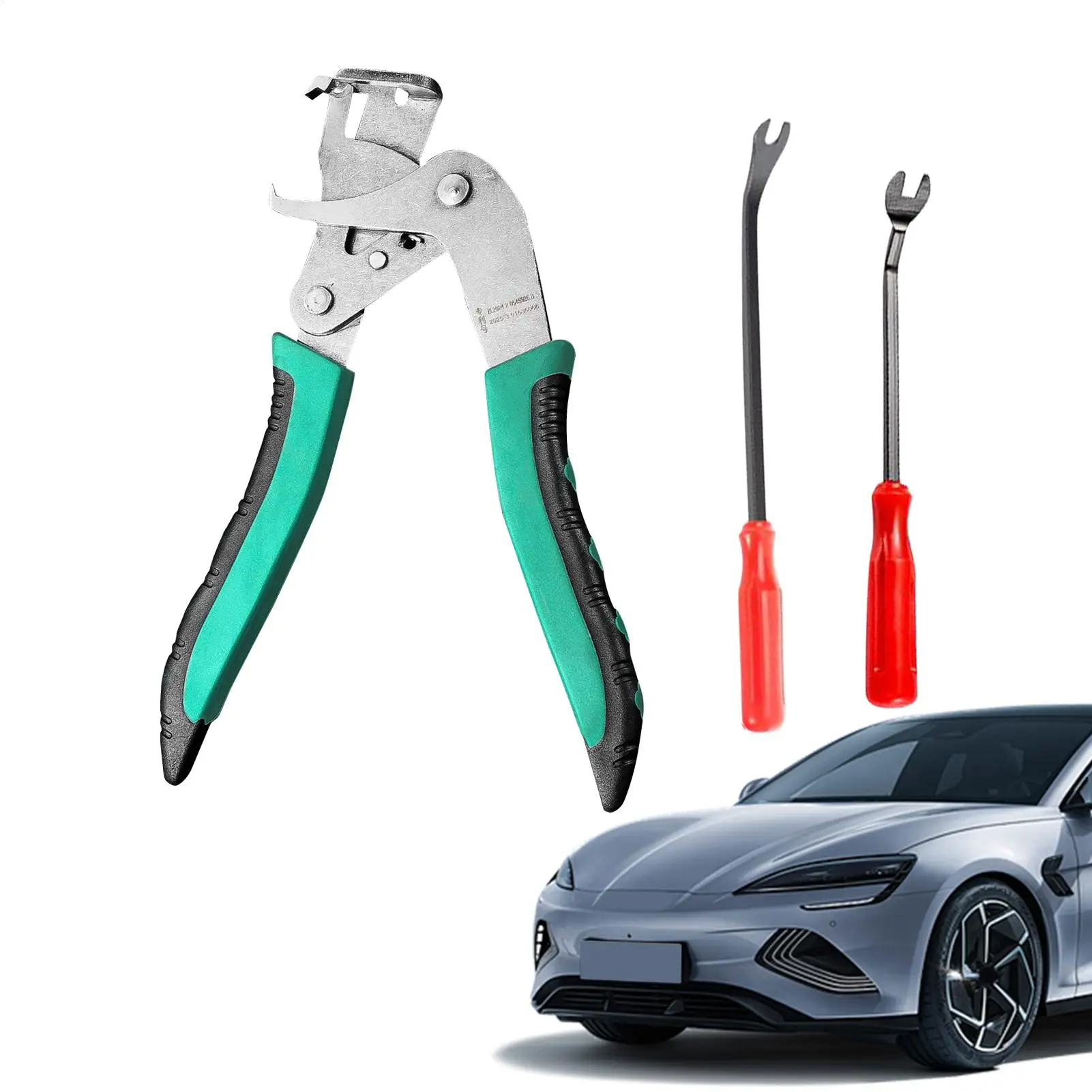 

Щипцы для автомобильных зажимов, инструменты для разборки, эффективные многофункциональные автомобильные плоскогубцы для зажимов, противоскользящие съемники, легко снимаются, крепежные детали