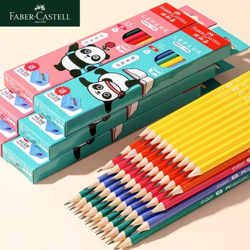 12 teile/schachtel faber-castell kawaii Cartoon Bleistift hb 2b niedlichen Studenten Schreibstifte Kinder Geschenk Schule Bürobedarf