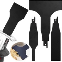 1/4pcs Heavy Duty Scraper Blade Set Reciprocating Saw Rust Removal Saber Shovel Scraping Tool Wall Door Ground Cleaning
