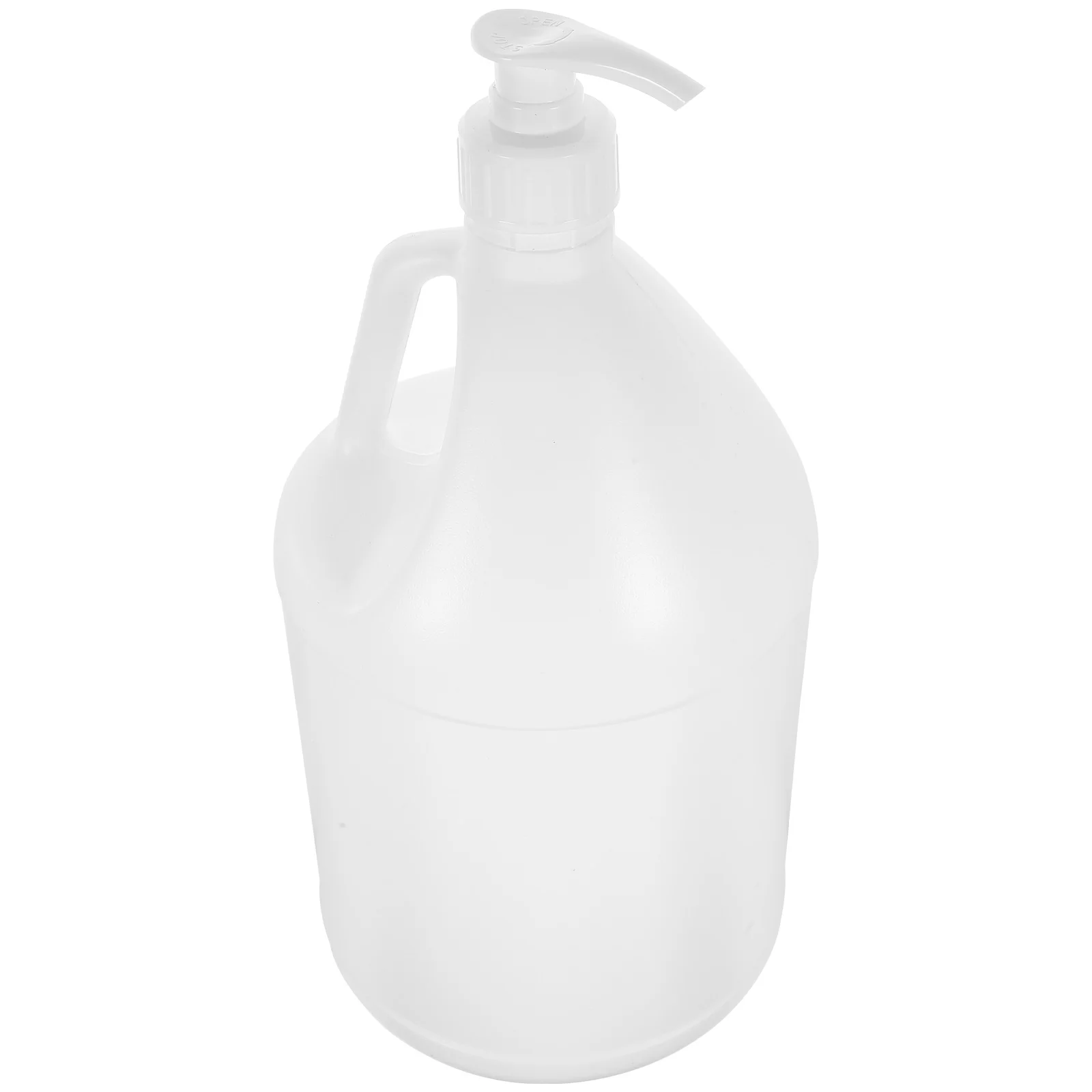 Gallon Bottle Bucket Plastic Dispenser Refillable Liquid Round Shampoo Storage Laundry Empty Container