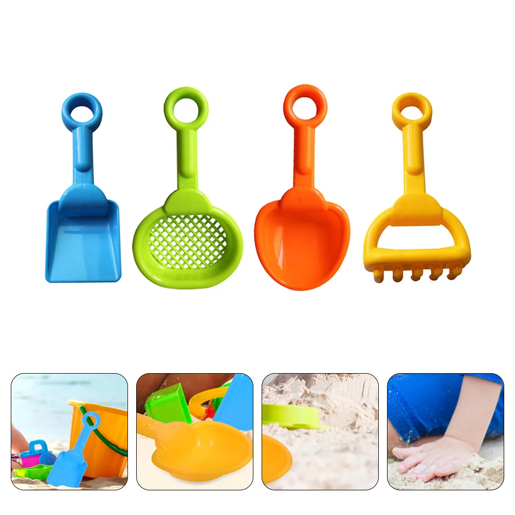 4 Pcs Beach Toy Imagination Toys Children Supply Sand Affordable Wear-resistant Plastic Interesting Kids Creative Gift