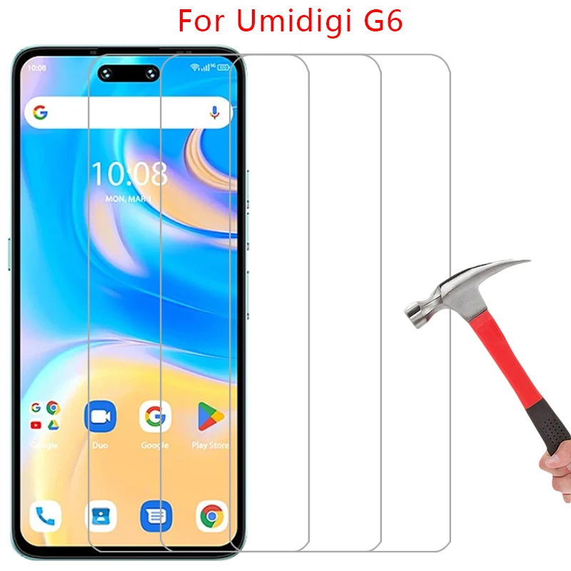 Pellicola salvaschermo per umidigi g6 5g vetro temperato protettivo su umidigig6 g 6 6g pellicola per telefono glas 9h umidig umidgi umdigi g6glass