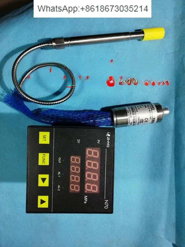 Hight temperature melt pressure sensor+Intrument Set  PT124G-121-50MPa-M14+N70