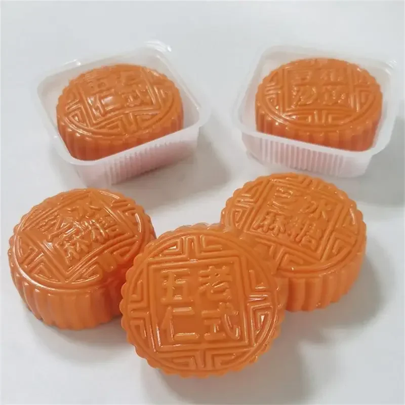 1Pc Simulation Moon Cake Model Moon-Cakes Tricky Toys Venting Gift Soft Squishy Squeeze Toy Mid Autumn Window Food Decorations