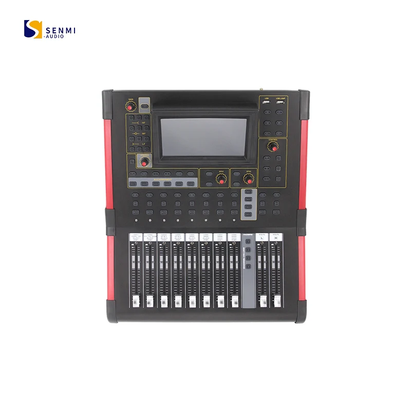 Digital Audio Mixer Professional Mixing Console DJ Sound USB Recording Audio Mixer 99 DSP Digital Console Mixer