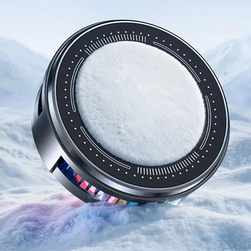 Phone Coolers with 3 Speed Type Lights 17mm Ball Head Universal Mount for Car Dashboards Phone Stands Use K1KF