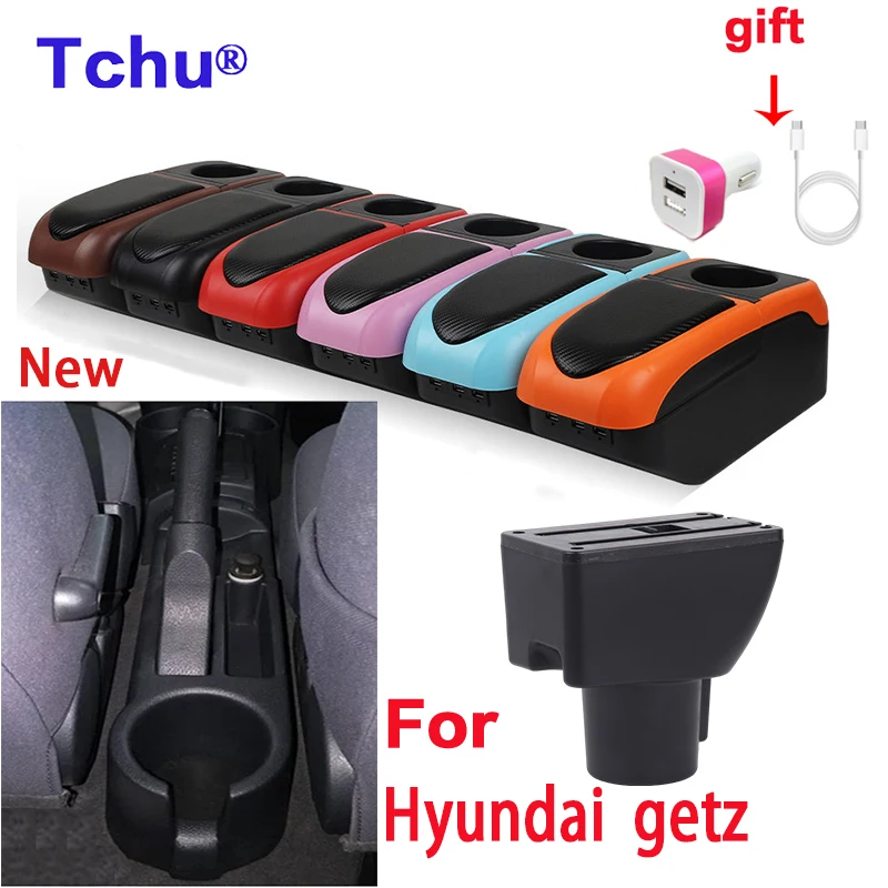 

For Hyundai getz Armrest Box For Hyundai getz armrest Centre Console with cup holder car-styling car accessories part