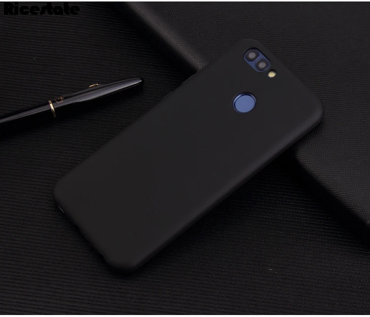 Huawei P smart case Huawei P smart Clear TPU and solid color fundas For Huawei Enjoy 7s Back Cover Protect Skin Silicon case