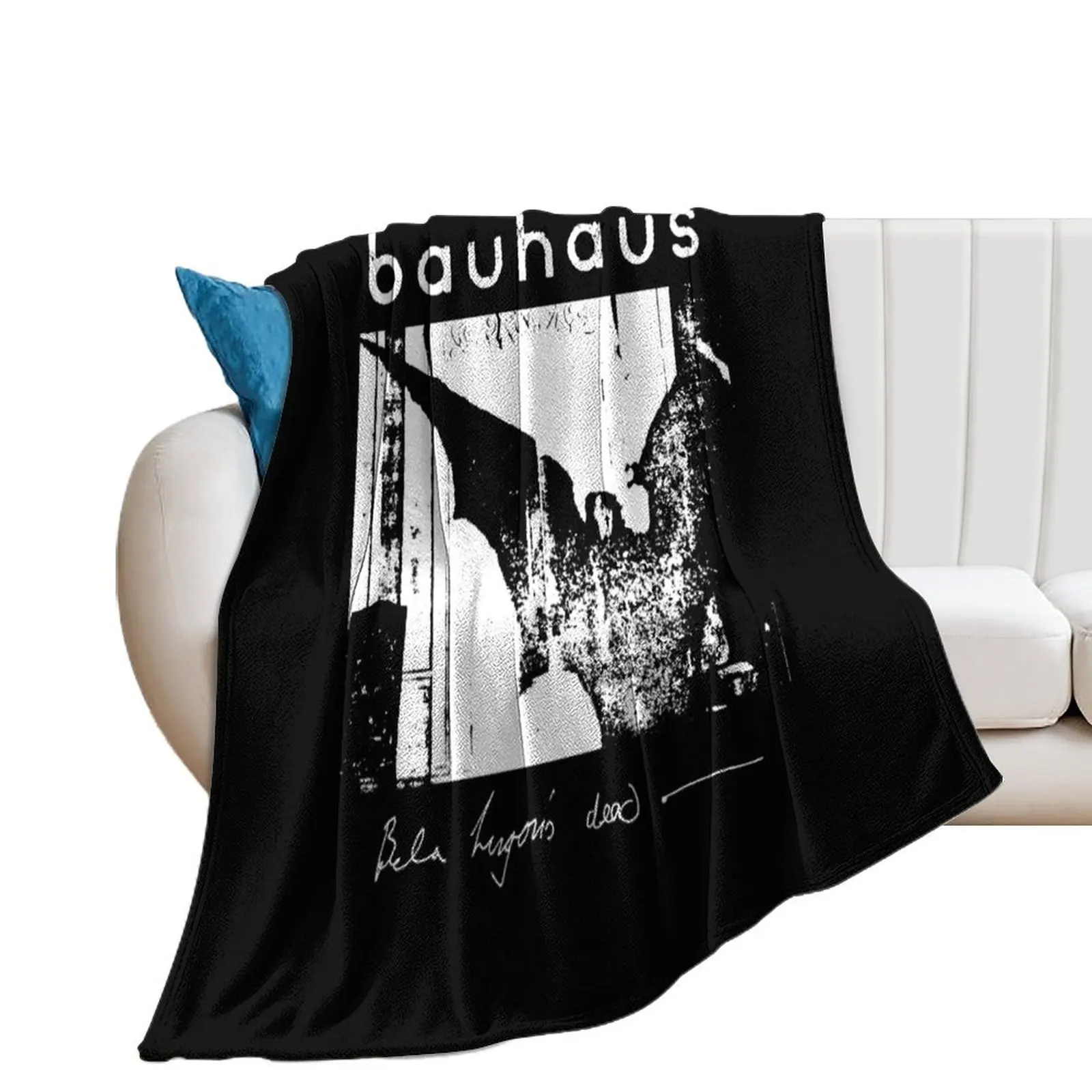 Bauhaus - Bat Wings - Bela Lugosi's Dead Throw Blanket decorative Hairy Bed Blankets