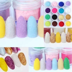 22 Colors Winter Nail Velvet Powder DIY Nail Art Decorations Fluffy Nail Glitter Dust DIY Design Christmas Pigment 10g/box