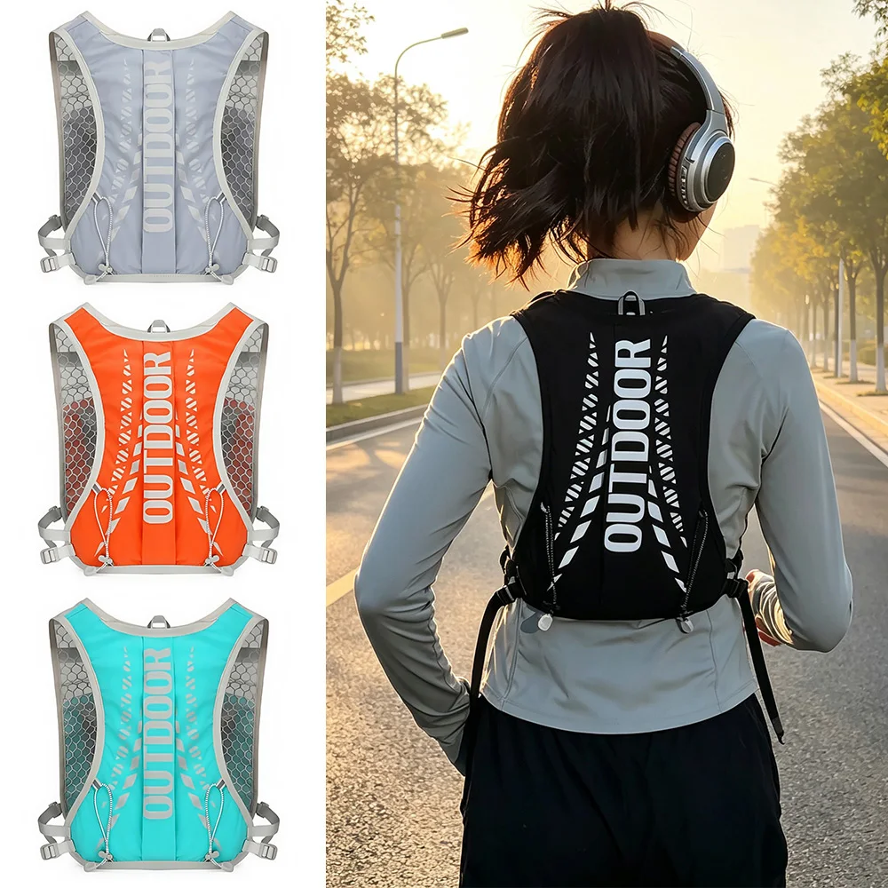 1pcs Running Vest for Women & Men,Lightweight Hydration Backpack Pack for Trail Running,Marathon,Hiking,Cycling,Jogging