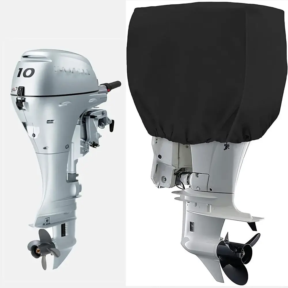 

New 15-150HP Full Outboard Engine Cover Anti-scratch Sun Protection Motor Engine Boat Cover 210D Oxford Cloth Dust Cover