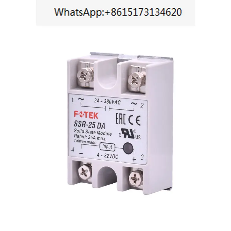 3 pieces Taiwan original    Yangming single-phase Solid-state relay SSR-40DA 10DA 25DA 50DA 75DA