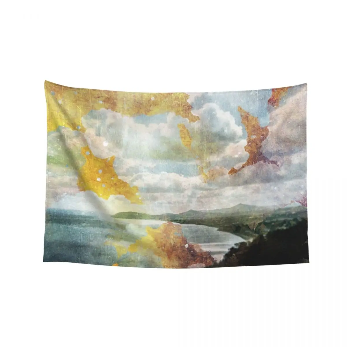 

Killiney Gold Tapestry Decor Home Outdoor Decoration Japanese Room Decor Tapestry
