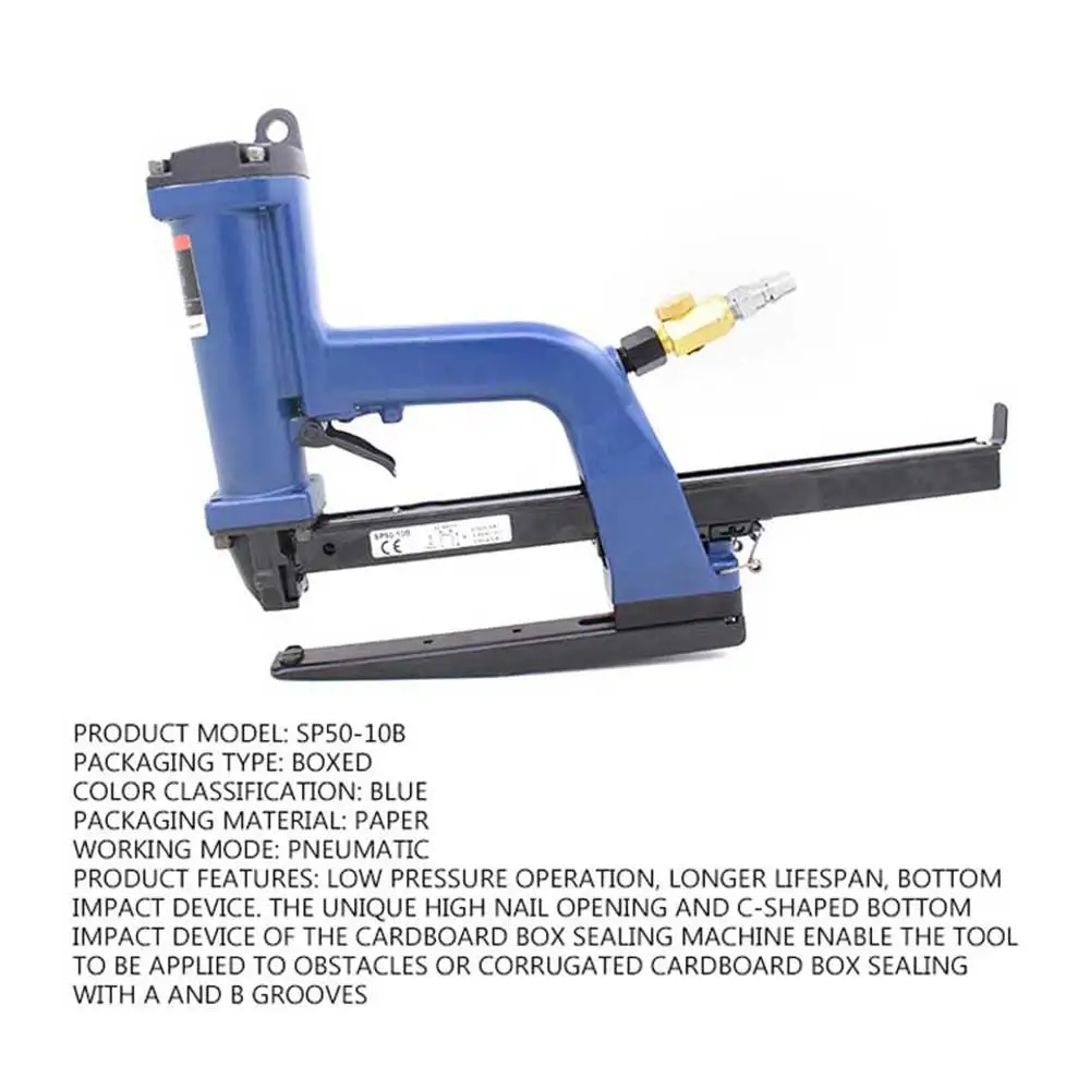 Pneumatic Sealing Machine Carton Sealer Packing Tool Nailer Carton Sealing Gun Packing and Sealing Machine SP50-10B