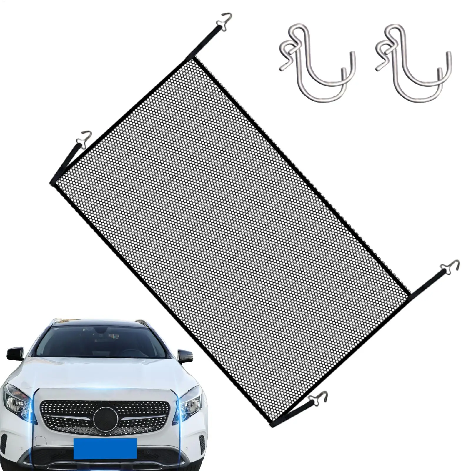 

Front Grill Net Car Net Car Grill Dustproof Front Bumper Grill Air Intake Racing Grilles Mesh Front Bumper Net Front Grille Mesh
