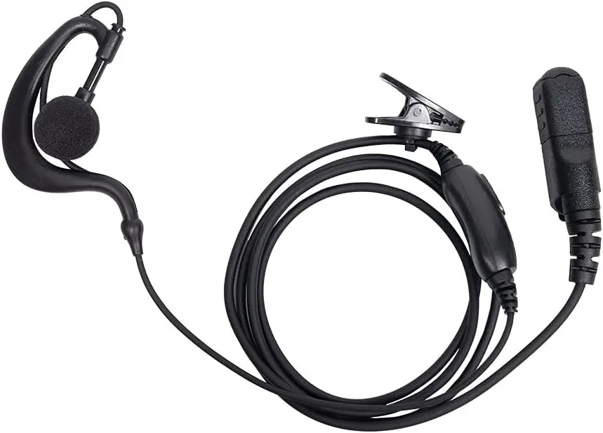

Xpr 3500e Earpiece Headset Mic PTT for Motorola XPR3500 XPR3000 XPR3300 XPR3300e Walkie Talkie 2 Way Radio G Shape