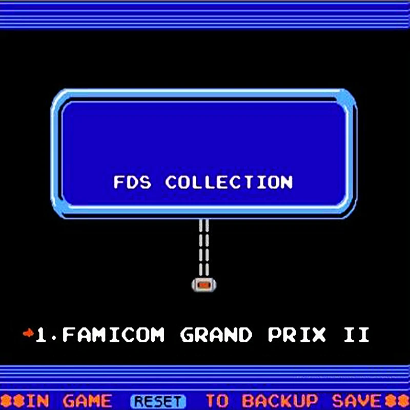 Grand Prix II 3D Hot Rally Japanese ( FDS Emulated ) Game Cartridge for FC Console 60Pins 8 Bit Video Game Card