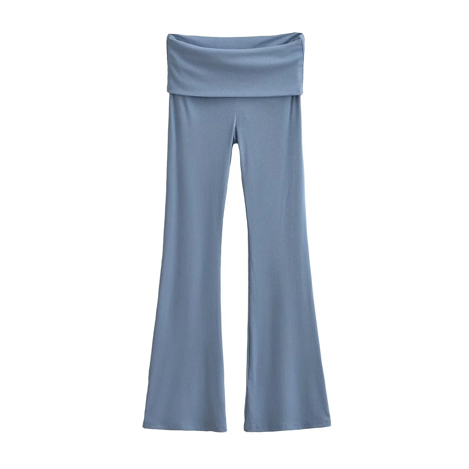 กางเกงโยคะขายาวเอวสูงทรงกระดิ่ง ขาบาน ยืดหยุ่น กระชับสัดส่วน สไตล์ลำลอง เซ็กซี่ สำหรับผู้หญิง