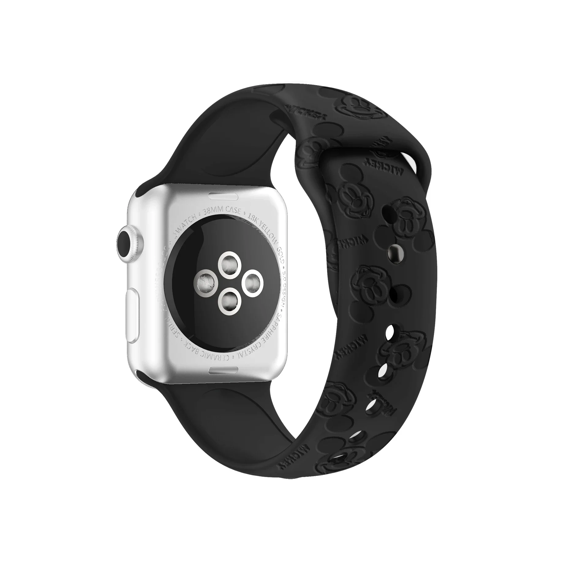 Silicone Band For Apple Watch 38mm 40 42mm 44mm 41 45mm Ultra 2 1 49mm Soft Strap For iWatch Series 9 8 7 6 5 SE 4 3 2 Bracelet