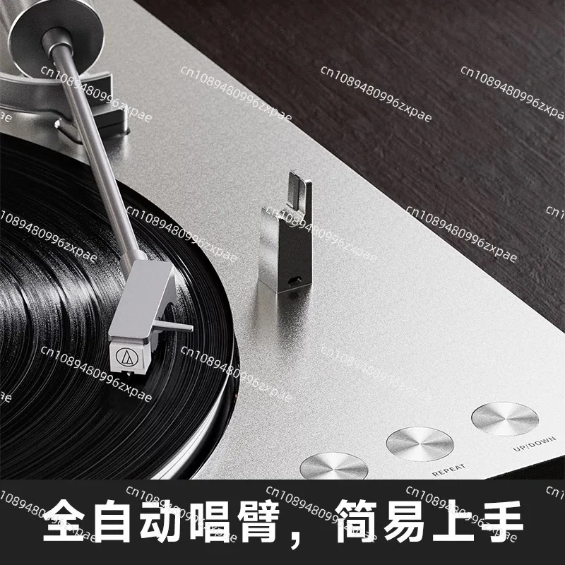 Bluetooth Turntable Vintage Vinyl Record Player HiFi Stereo System Fully Automatic Belt Drive