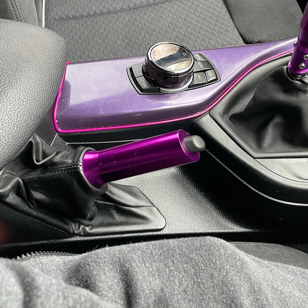 Car Modification Handbrake Handle Cover Universal Aluminum Alloy Handbrake MOMO Handbrake Handle Modification Set of 8 Colors