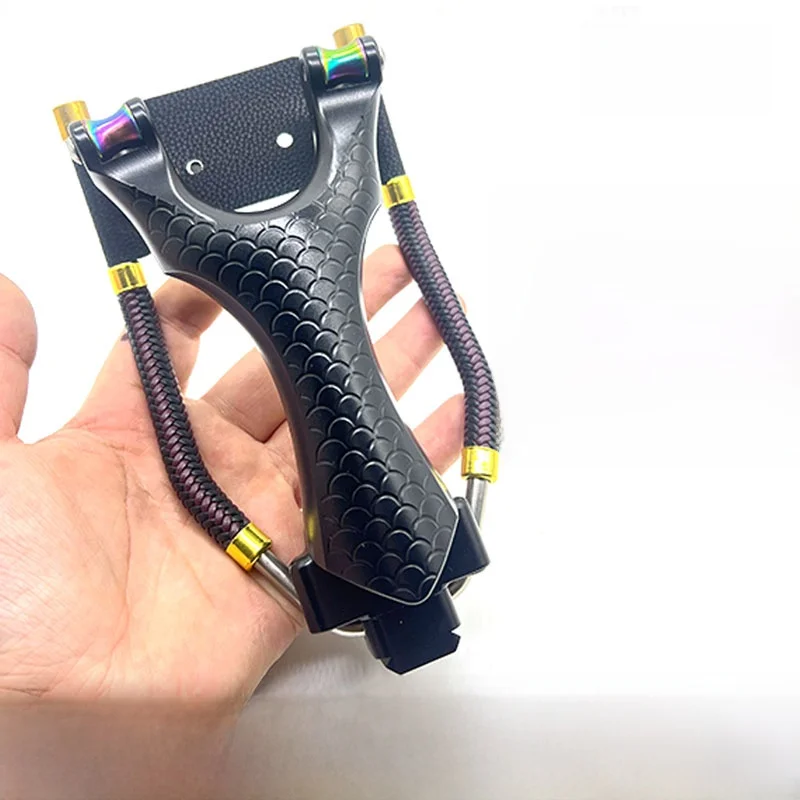 new-tian-gang-titanium-alloy-wheel-bow-12mm-large-configuration-slide-track-outdoor-camping-travel-fishing-gear-small-fish-arrow