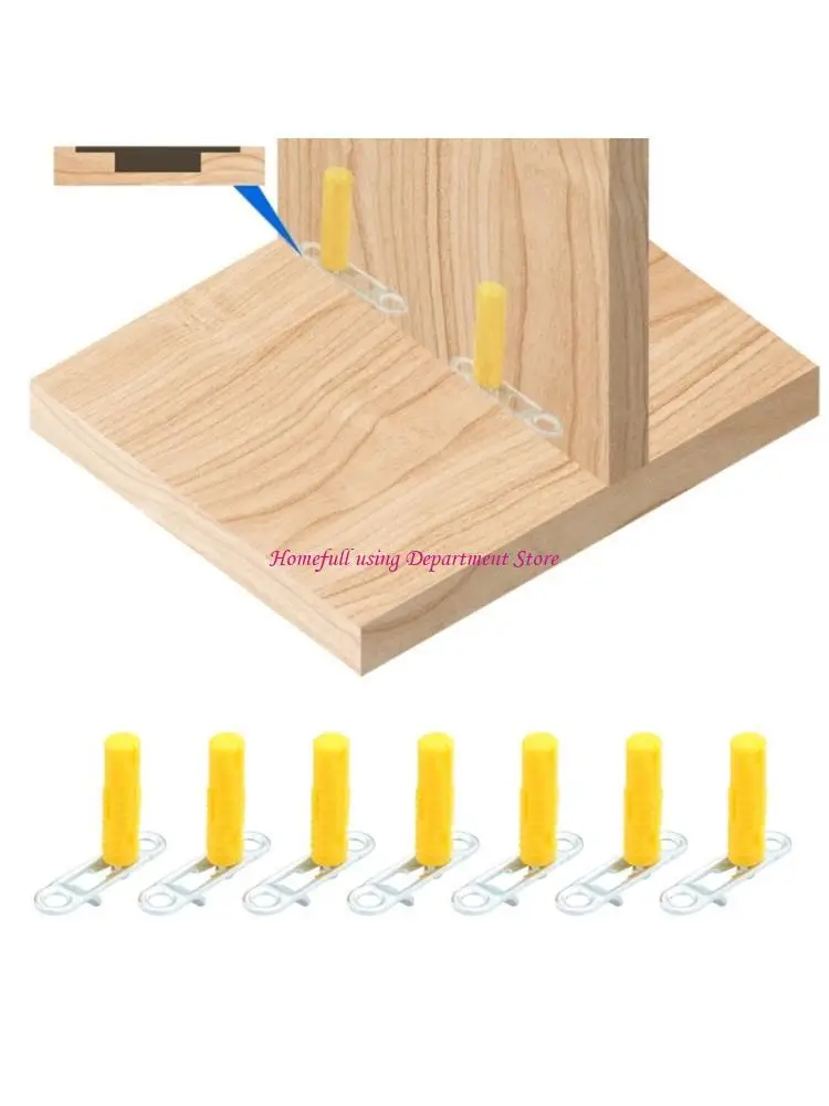 

Cabinet Mounting Clips Set of 20 Quick Install Plastic Fasteners with Concealed Design For DIY Furniture Modern Interior Design