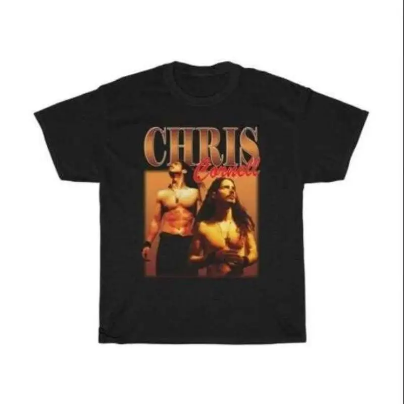 

Музыкальная футболка Chris Cornell в стиле ретро, черная, все размеры