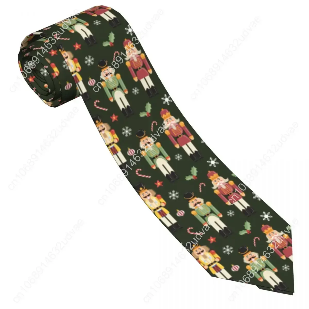 Casual Arrowhead Skinny Nutcracker Pattern Necktie Slim Tie For Men Man Accessories Simplicity For Party Formal Tie