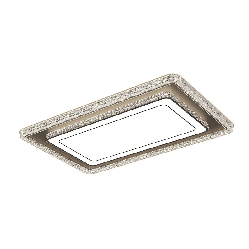 

Ice crystal glazed ceiling light, full spectrum rectangle, living room main light