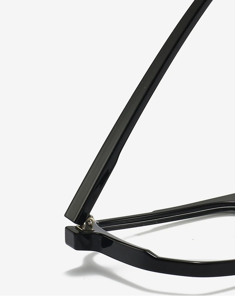 Optische Brillen Rahmen Mode Retro Pilot Doppel Brücke Gläser TR90 Ultra Licht Brillen Große Größe Mann Spektakel – Detail 5