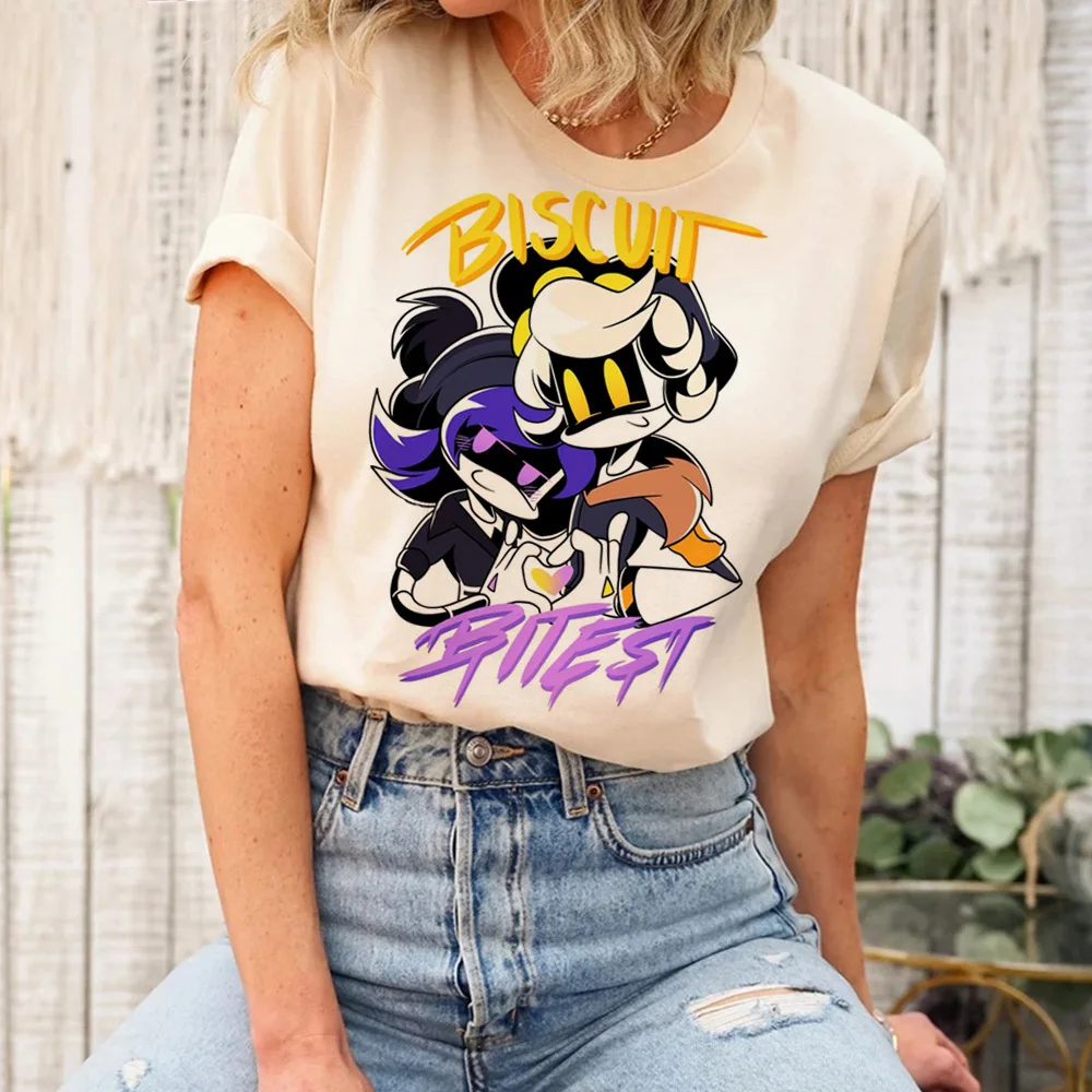 Murder Drones tshirt girl Breathable 2000s Comfortable Colorful Graphic Psychedelic tshirt Pop Culture Punk Breathable hip hop