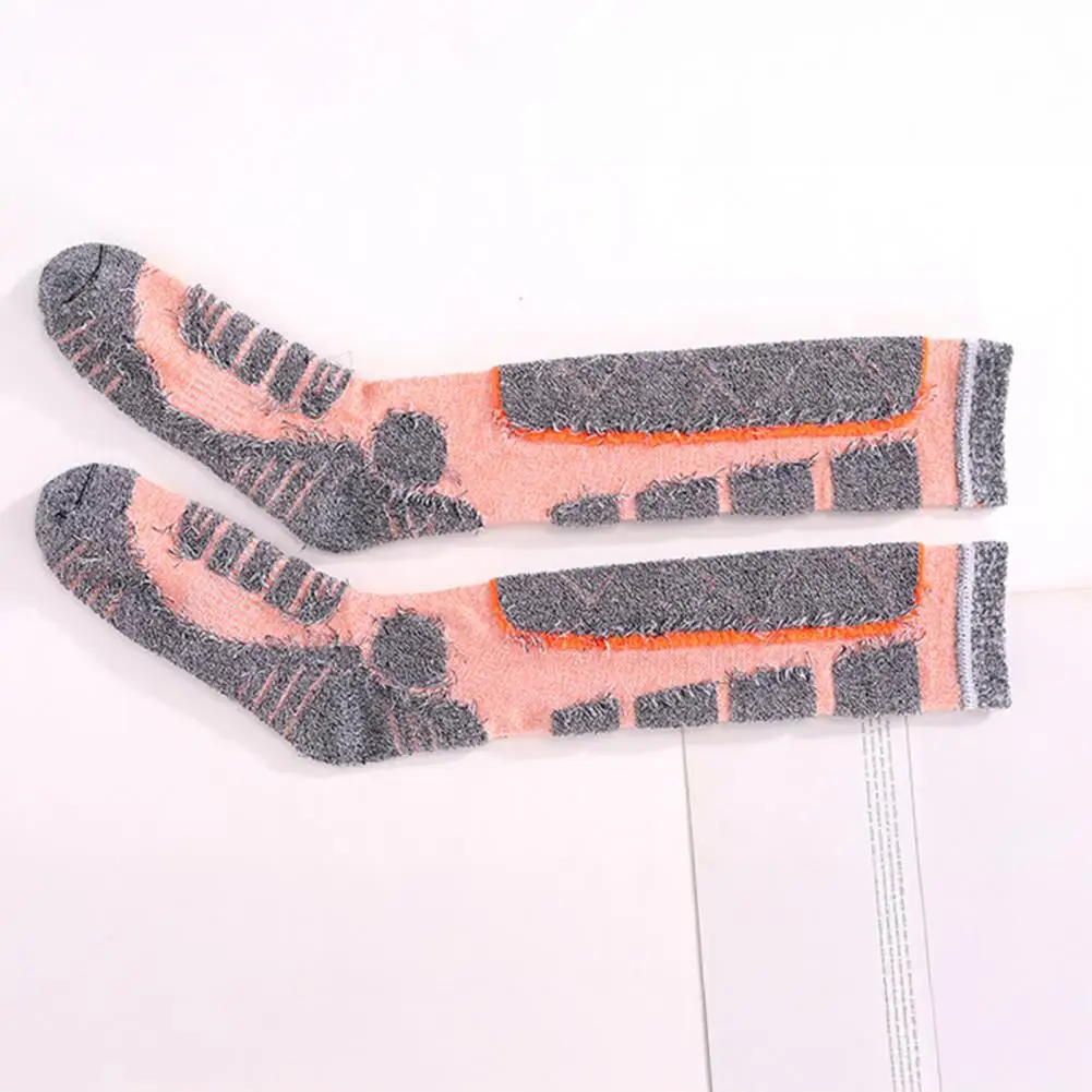 

Thermal Knee Socks Thermal Knee High Ski Socks for Men Women Breathable Weather Socks with Shock Absorption for Snowboarding