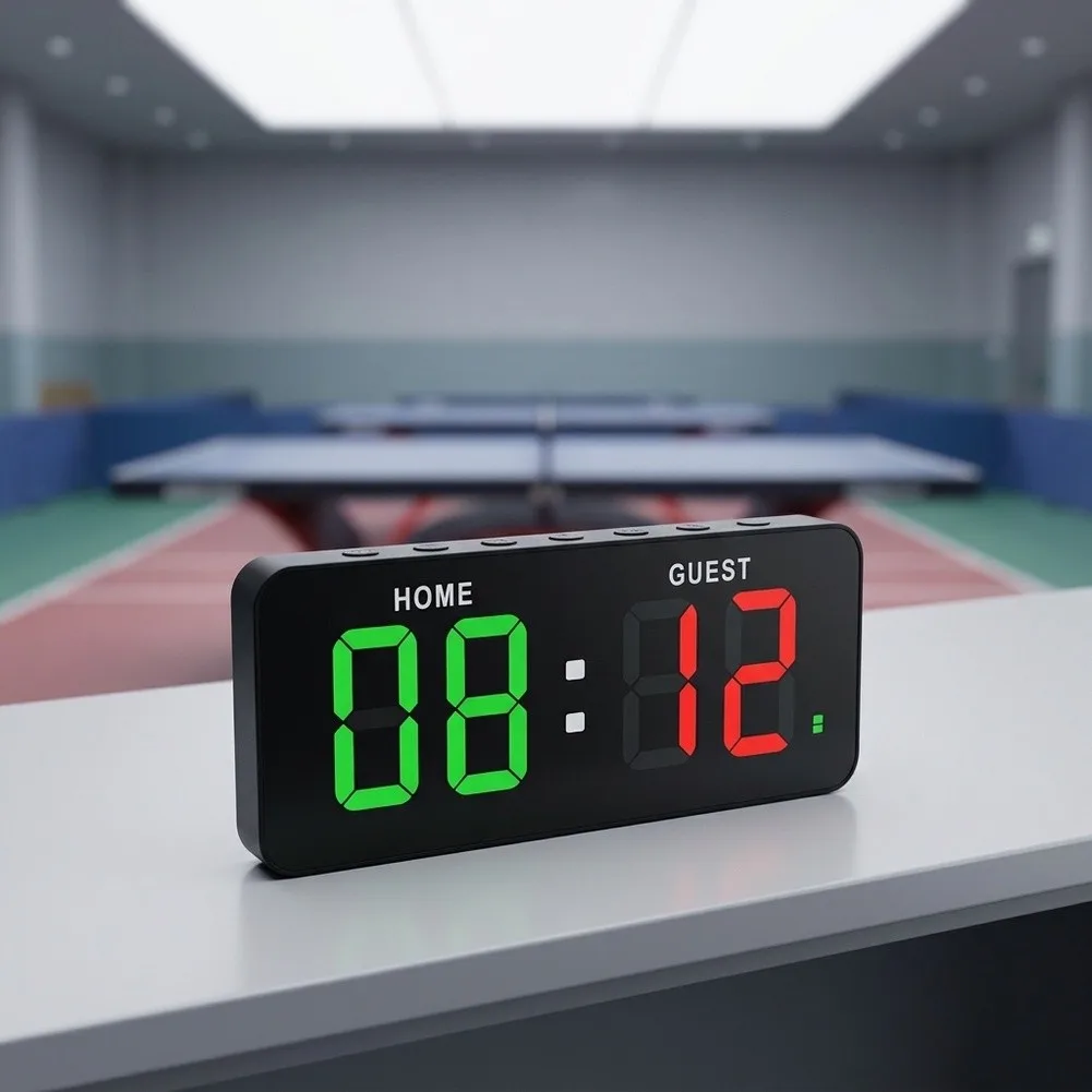 LED For Scoreboard with Remote Control for For Score Tracking Timer and Clock Functions Rechargeable and Portable