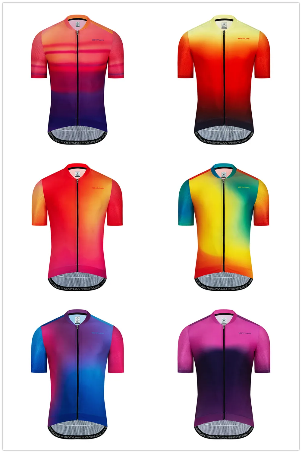 

KEYIYUAN Summer Short Sleeve Cycling Jersey Men And Women Mountain Bike Clothing Bicycle Shirt Maillot Ciclismo Hombre Verano