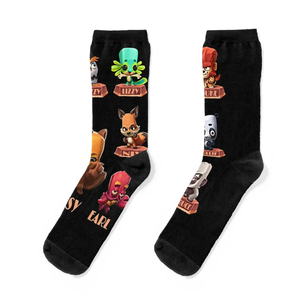 Mens My Favorite Zooba Battle Arena Royale Characters N 01 Zoo Gifts For Fan Socks with print hockey Socks Woman Men's