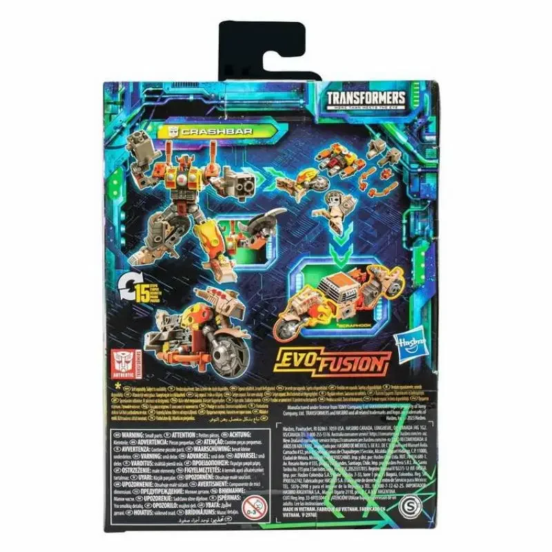 Hasbro Transformers Toys Legacy Evolution Crashbar Deluxe Class 5,5 pulgadas figura de acción regalo F7195