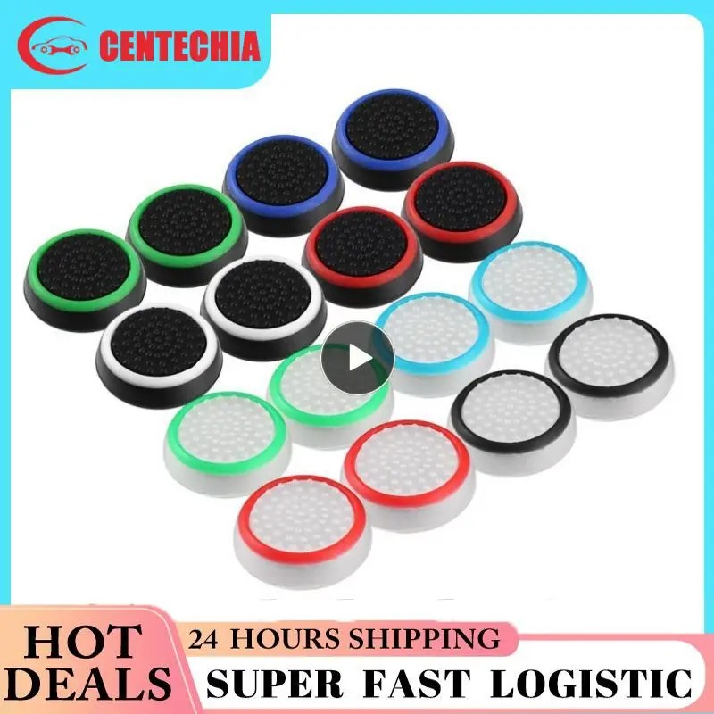 1PCS Piece Joystick Soft Silicone Thumbstick Grips For DualSense Dualshock 4 5 PS5 For Switch