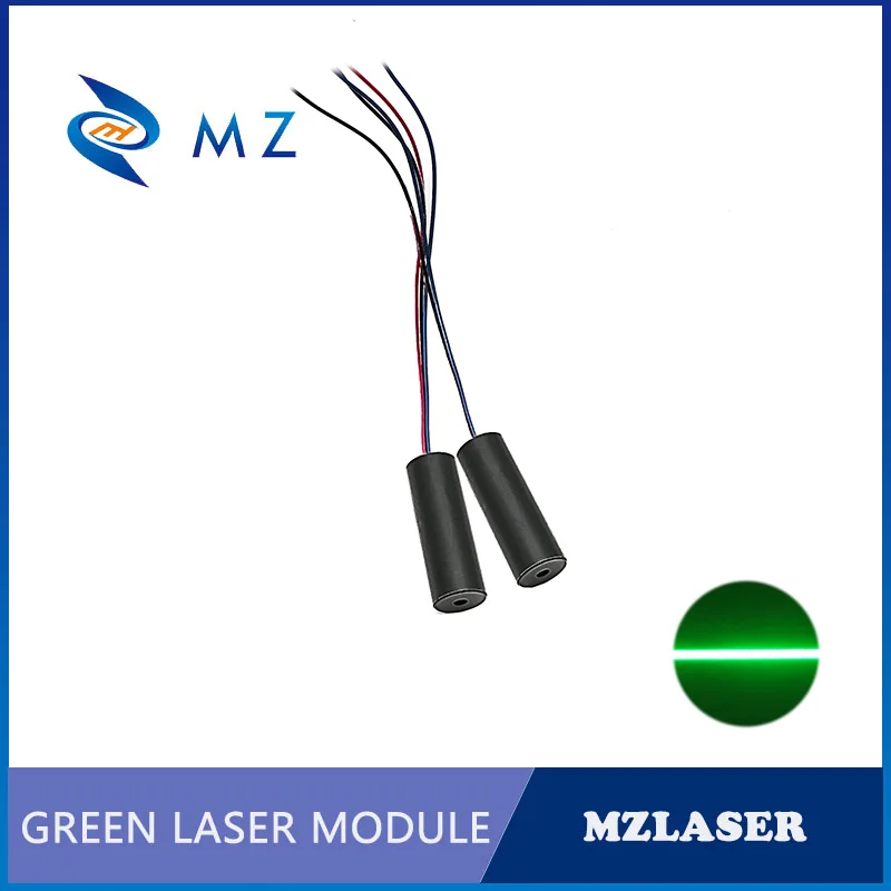 Green Line TTL PWM Laser Diode Module Hot Selling Compact Mini D14mm 520nm 50mw 5V Industrial Machine Line Laser